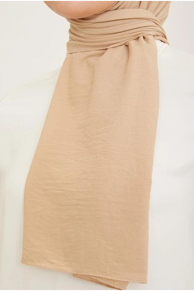 Armine Trend Natural Soft Shawl 61 Dark Mink Solid Color