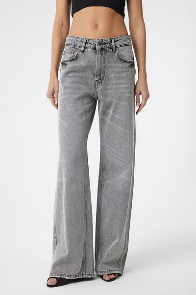 Antioch Light Gray High Waist Women's Jean