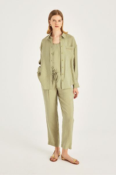 Naramaxx Modal Shirt with Accessory Detail