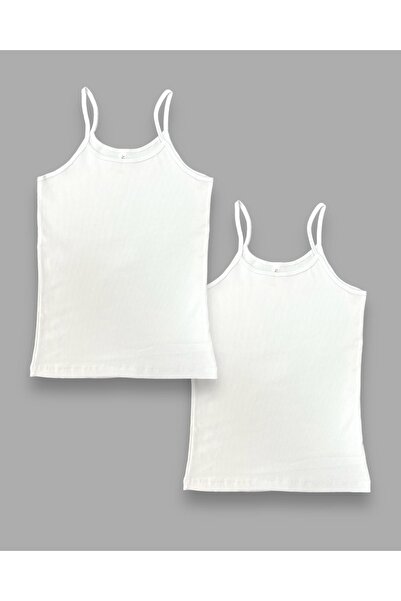 Serem yıldızı İp Askılı Beyaz Atlet Tek Li Bir Adet