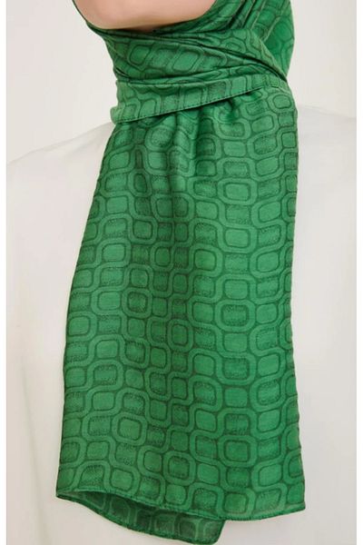 Armine Trend Checkerboard Shawl 2 - 1133 Πράσινο