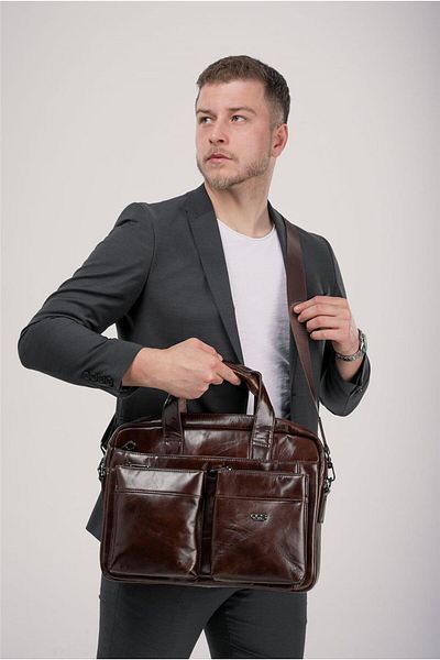 ÇÇS Ççs 71472 Genuine Leather Briefcase