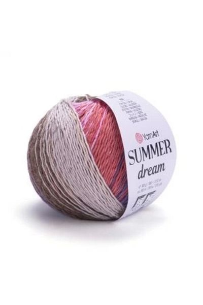 Yarnart SUMMER DREAM - EBRULI HAND KNITTED STRING EBRULI-4315
