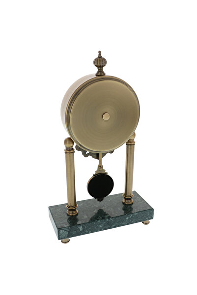 GiftExpress High Class green marble pendulum clock