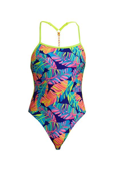 FUNKİTA Costum de baie Funkita TW Leaving Today pentru femei cu spatele deschis – Model de antrenament cu o singură curea