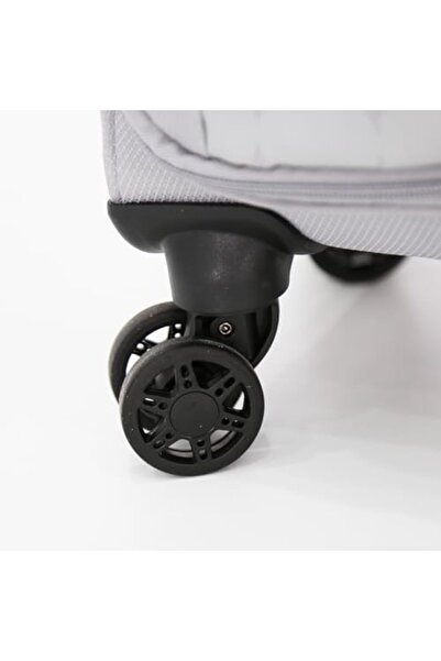 VERAGE Double Spinner Luggage with Number Lock for All Tastes (3 Pieces Set, Light Charcoal)