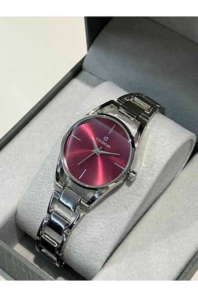 miaroza New Model Silver Bracelet Plum Dial Women Wrist Watch