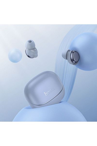 REDz Accessories Căști Bluetooth fără fir Hoco EW200, Bluetooth 5.4, 400 mAh, Albastru