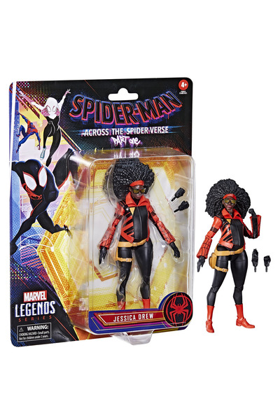 Marvel Hasbro Spider-Man: Across the Spider-Verse - Jessica Drew Aksiyon Figürü