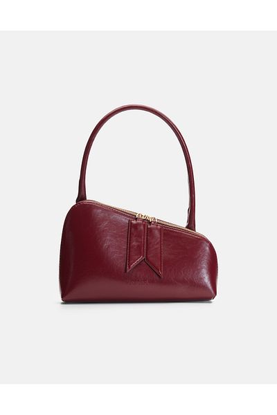 Jorbinol Geanta de umar cu fermoar Lena STD Claret Red