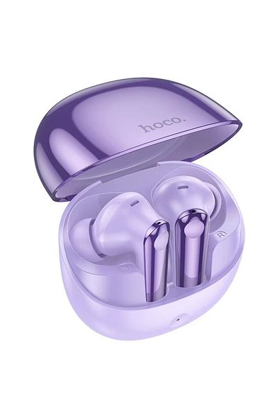 REDz Accessories Wireless Headphones, Hoco EQ11 Pacifico, 400mAh, Bluetooth 5.3, Autonomy 7 Hours, Purple