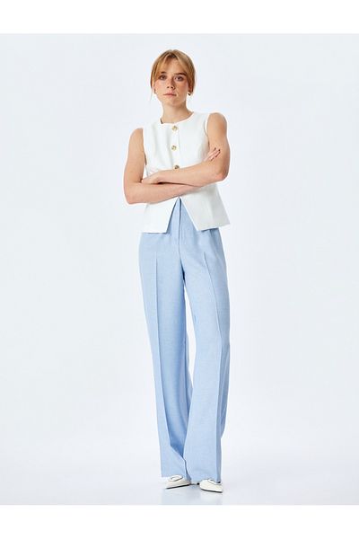 Koton Comfortable Fit High Waist Palazzo Pants
