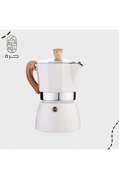 Jarrah اداة موكا بوت للاسبيريسو باللون البيج من جرة