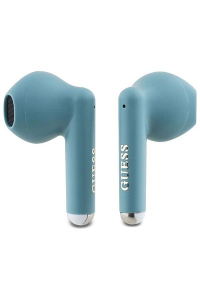 REDz Accessories Căști Bluetooth fără fir Guess, logo clasic, Bluetooth 5.3, 500 mAh, turcoaz