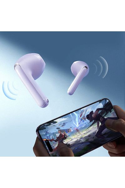 REDz Accessories Joyroom Funpods FB1 Headphones, BT V5.3, Capacity 400mAh + 35mAh, Autonomy 7h, Purple