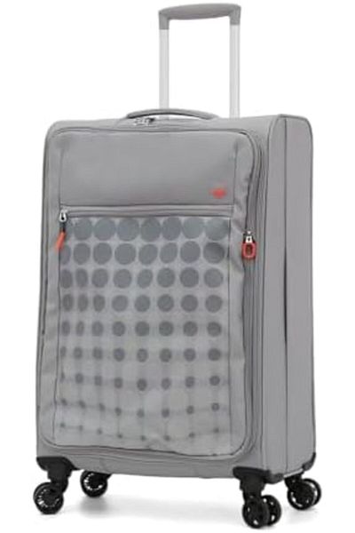VERAGE Double Spinner Luggage with Number Lock for All Tastes (3 Pieces Set, Light Charcoal)
