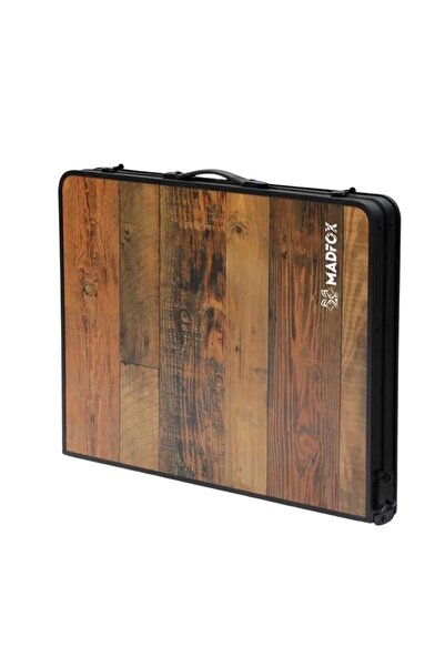 Genel Markalar Katlanabilir Ahşap Kamp Masası - Izgaralı - Madfox Eazy - 547210