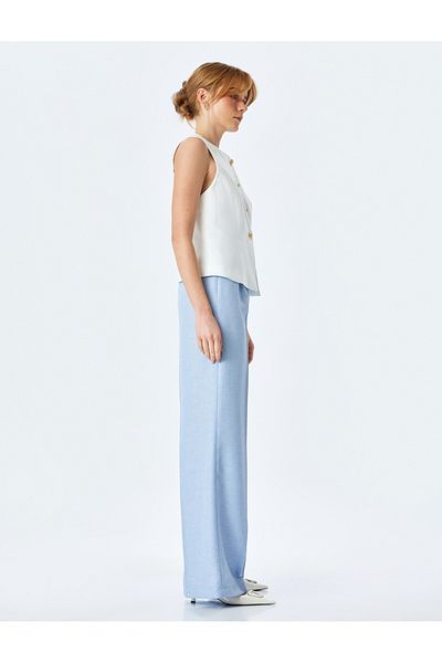 Koton Comfortable Fit High Waist Palazzo Pants