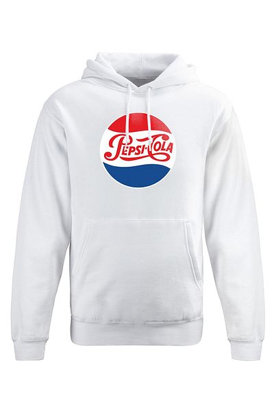 Pisa Art Φούτερ Pepsi Nostalgia Λευκό με κουκούλα