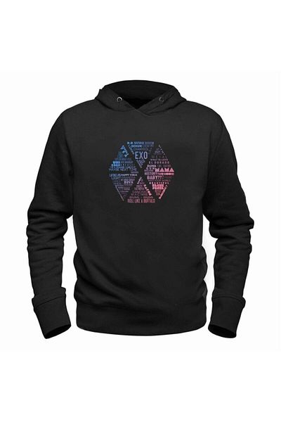 Pisa Art Черен суитшърт Exo