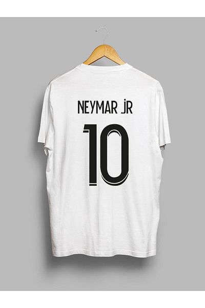 Pisa Art Μπλουζάκι με στάμπα μεγάλου μεγέθους Neymar Jr στο μπροστινό πίσω μέρος