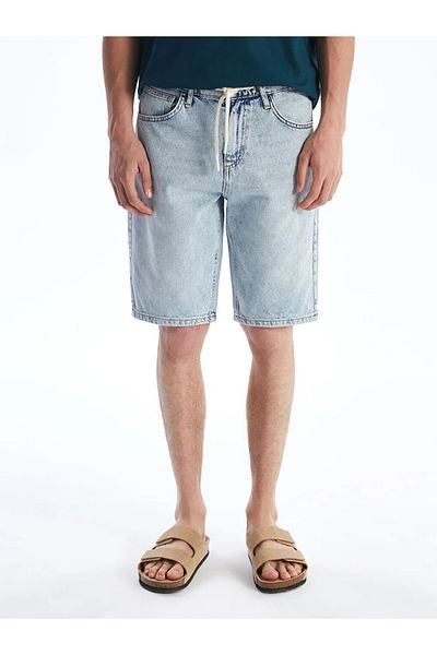 LC Waikiki Lcw Jeans Indigo Standard Fit Men's Jean Shorts