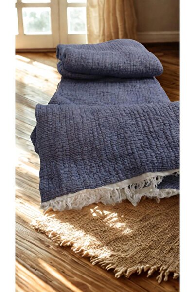 TekStilize Müslin Yatak Örtüsü 8 Kat 230x240 (%100 PAMUKLU)