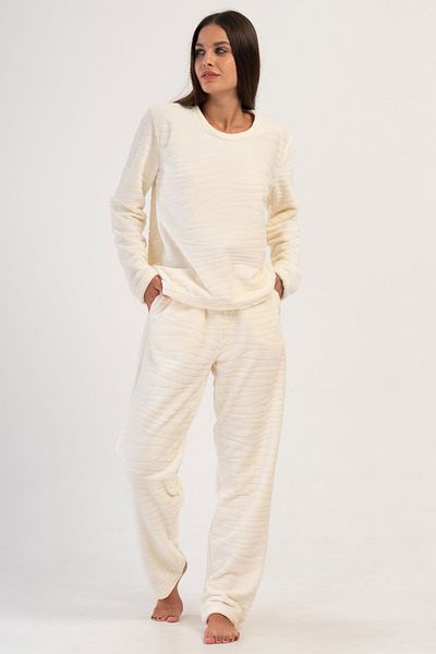 VİENETTA Women's J.Ultrawelsoft Long Sleeve Pajama Set, 403122