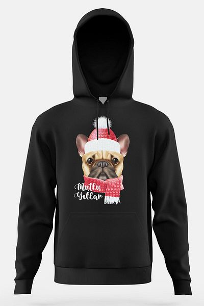 Pisa Art Happy Birthday Dog Printed - Unisex Φούτερ με κουκούλα Hoddie