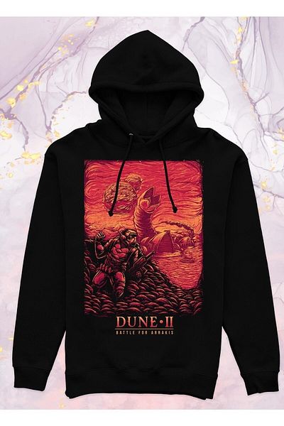 Pisa Art Dune - Battle For Arrakis - Φούτερ με κουκούλα χωρίς τσέπη