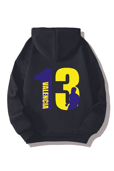 Pisa Art Unisex Oversize Enner Valencia F.bahçe Νέας σεζόν με στάμπα με κουκούλα φούτερ με κουκούλα
