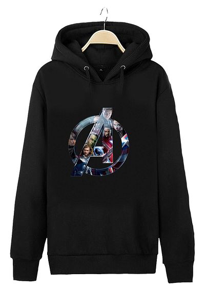Pisa Art Φούτερ Unisex με σύμβολο Avengers Kmp