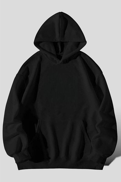 Pisa Art Unisex Μαύρο Art Print Oversize Φούτερ