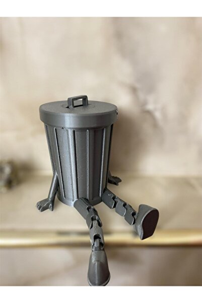 Eta3d Klozet Banyo Süsü Çöp Kovası Figürü