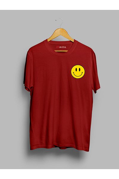 Pisa Art Μπλουζάκι με στάμπα με σχέδιο χαμόγελου Oversize