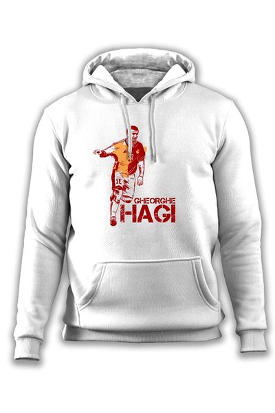 Pisa Art Gheorghe Hagi - Φούτερ με κουκούλα σειράς Special Drawing Design Legends