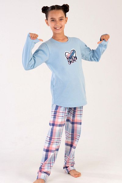 VİENETTA Set pijamale din bumbac pentru fete, 303202