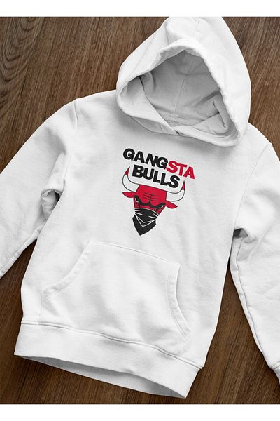 Pisa Art Φούτερ με σχέδιο Gangsta Bulls