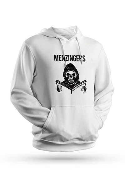 Pisa Art Φούτερ με κουκούλα The Menzingers με στάμπα λευκό Unisex