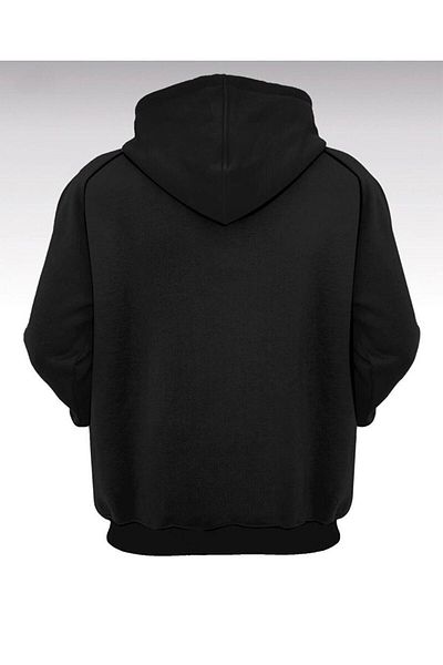 Pisa Art Unisex Lebron Kobe Μαύρη κουκούλα φούτερ & Hodie