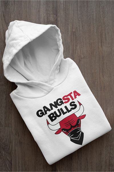 Pisa Art Φούτερ με σχέδιο Gangsta Bulls