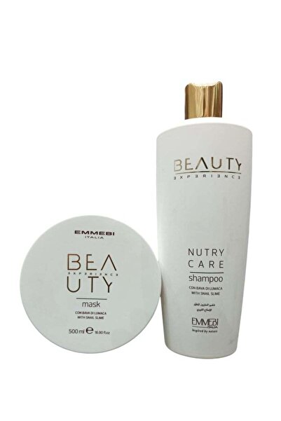 EMMEBI ITALIA شامبو وقناع إمبي إيطاليا 500 مل لإصلاح الحلزون 500 مل للشعر الت...