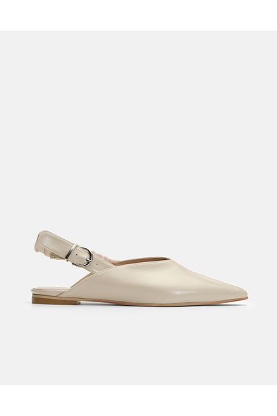 Jorbinol Oslo Pointed Toe Open Back Women's Ballerinas