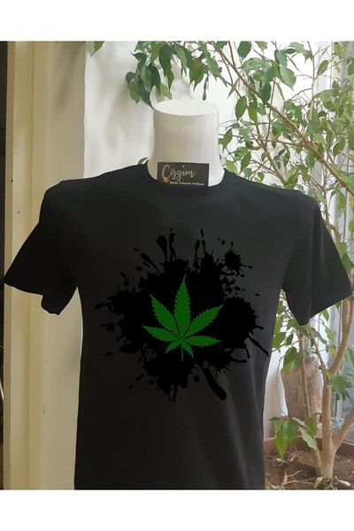 Pisa Art Unisex Μάρι. Τυπωμένο μαύρο μπλουζάκι