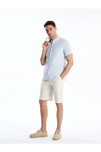 LC Waikiki Lcw Vision Beige Standard Mold Men's Shorts