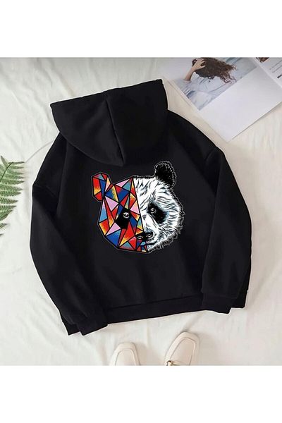 Pisa Art Φούτερ Unisex με κουκούλα Panda