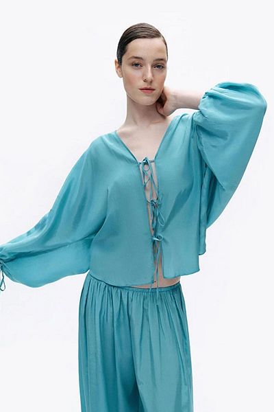 Nocturne Shirt - Turquoise - Relax Fit