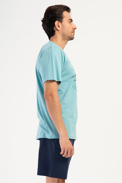 VİENETTA Pajama Set - Green - Graphic