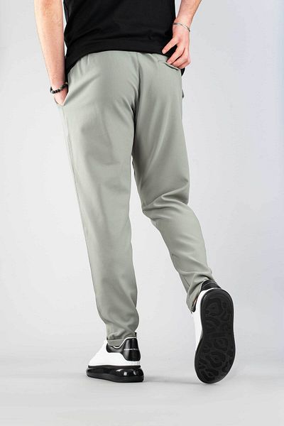 bombe Pánsky Slim Fit Jogger - flexibilné, lycra, elastické nohavice v páse
