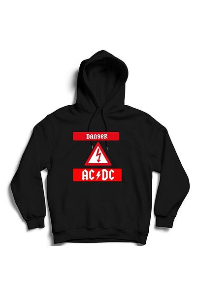 Pisa Art Φούτερ με κουκούλα Acdc Danger